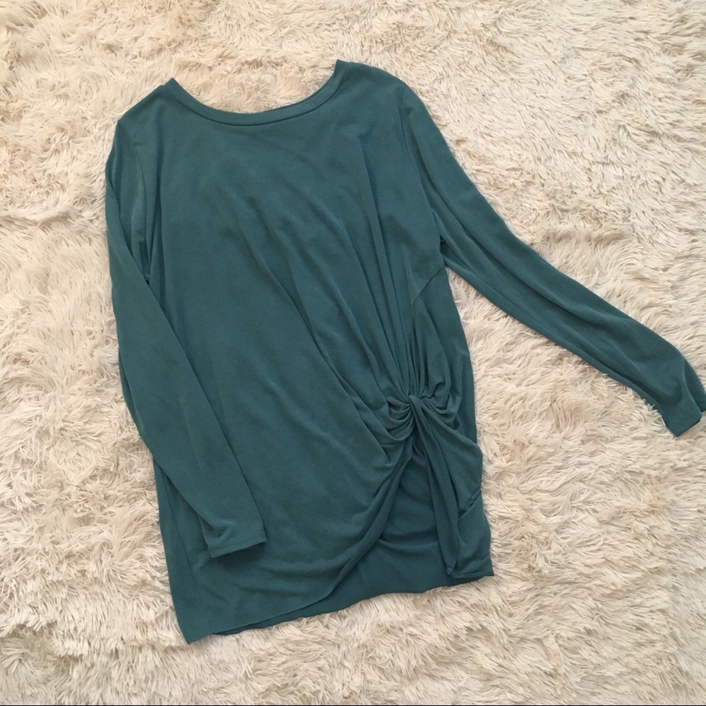JODIFL Teal Twist Tee